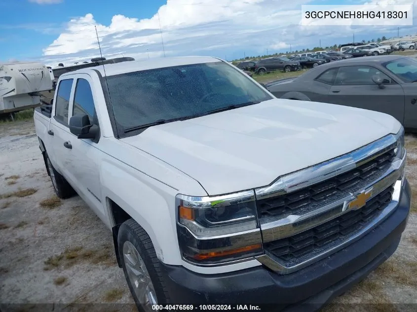 2017 Chevrolet Silverado 1500 Wt VIN: 3GCPCNEH8HG418301 Lot: 40476569