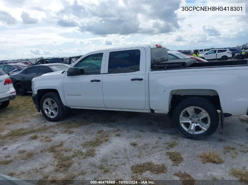 2017 Chevrolet Silverado 1500 Wt VIN: 3GCPCNEH8HG418301 Lot: 40476569