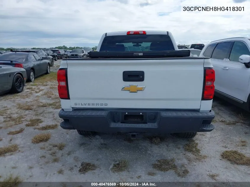 2017 Chevrolet Silverado 1500 Wt VIN: 3GCPCNEH8HG418301 Lot: 40476569