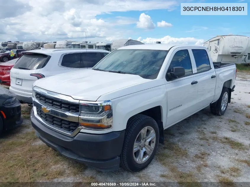 2017 Chevrolet Silverado 1500 Wt VIN: 3GCPCNEH8HG418301 Lot: 40476569