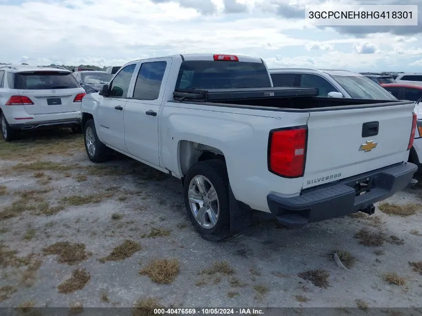 2017 Chevrolet Silverado 1500 Wt VIN: 3GCPCNEH8HG418301 Lot: 40476569