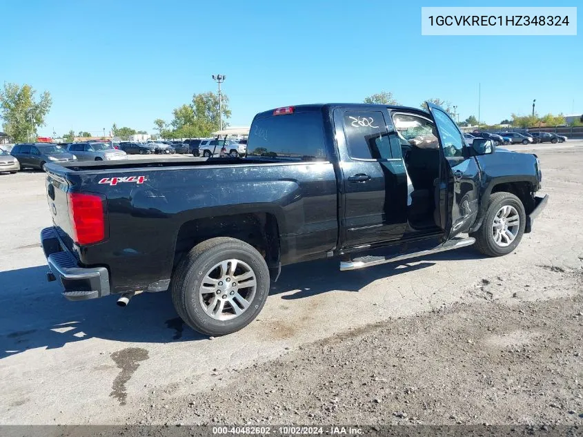 2017 Chevrolet Silverado 1500 1Lt VIN: 1GCVKREC1HZ348324 Lot: 40482602