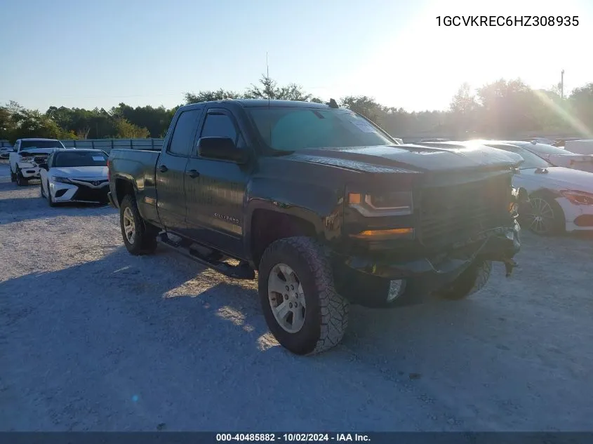 2017 Chevrolet Silverado 1500 2Lt VIN: 1GCVKREC6HZ308935 Lot: 40485882