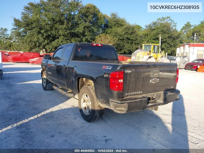 2017 Chevrolet Silverado 1500 2Lt VIN: 1GCVKREC6HZ308935 Lot: 40485882