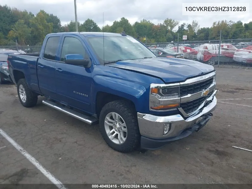 2017 Chevrolet Silverado 1500 1Lt VIN: 1GCVKREC3HZ312828 Lot: 40492415