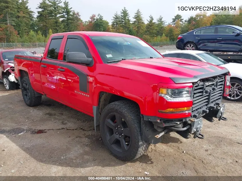 2017 Chevrolet Silverado 1500 Custom VIN: 1GCVKPEC2HZ349194 Lot: 40498401