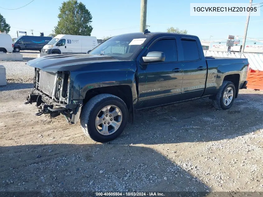 2017 Chevrolet Silverado 1500 2Lt VIN: 1GCVKREC1HZ201095 Lot: 40505504