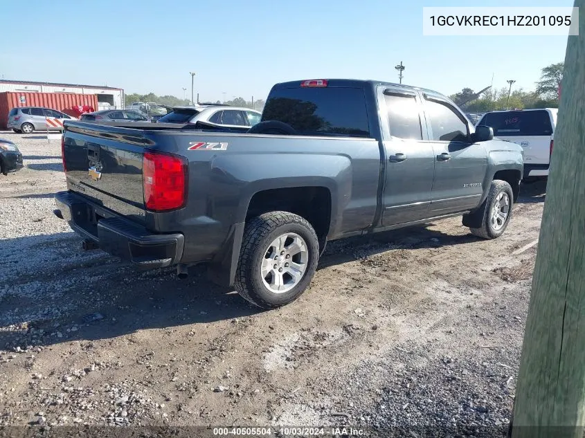 2017 Chevrolet Silverado 1500 2Lt VIN: 1GCVKREC1HZ201095 Lot: 40505504