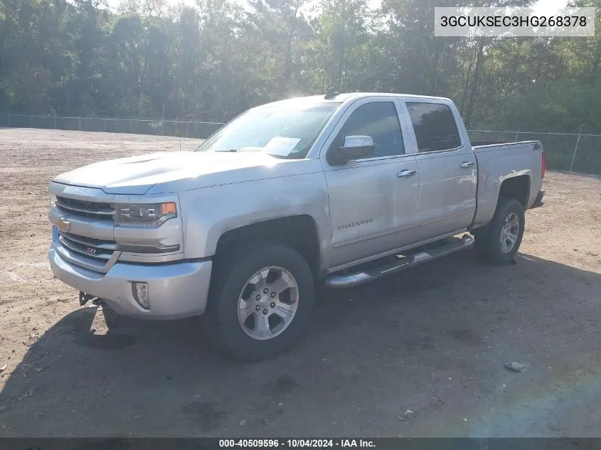 2017 Chevrolet Silverado 1500 2Lz VIN: 3GCUKSEC3HG268378 Lot: 40509596