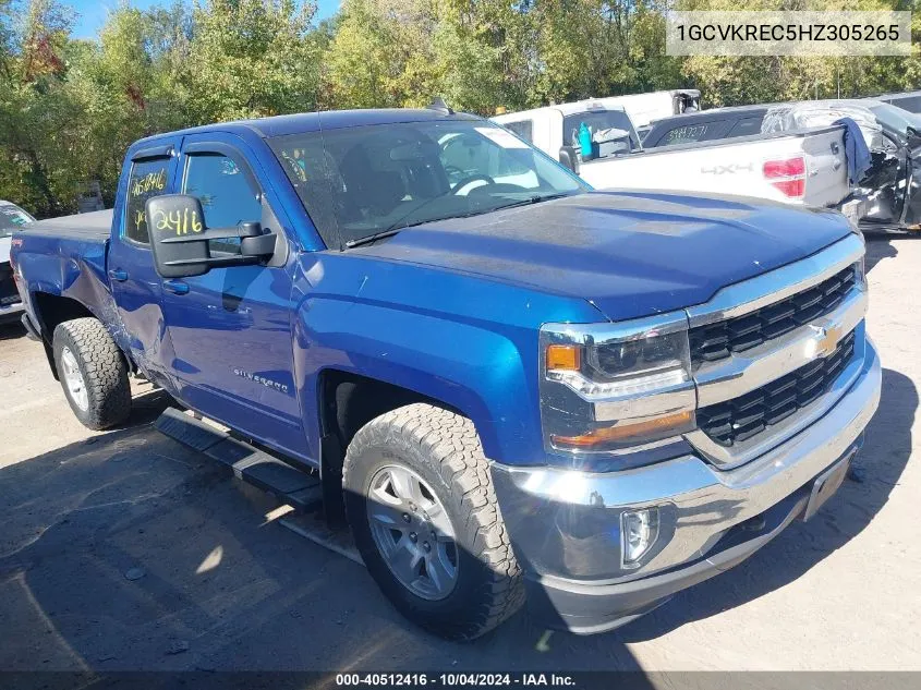 2017 Chevrolet Silverado 1500 1Lt VIN: 1GCVKREC5HZ305265 Lot: 40512416