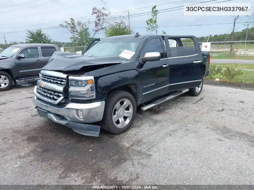 2017 Chevrolet Silverado C1500 Ltz VIN: 3GCPCSEC3HG337967 Lot: 40523071