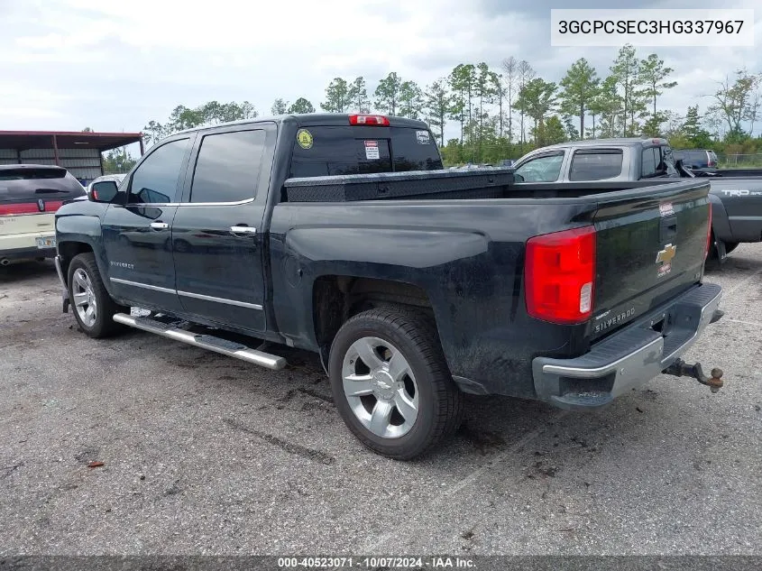 2017 Chevrolet Silverado C1500 Ltz VIN: 3GCPCSEC3HG337967 Lot: 40523071