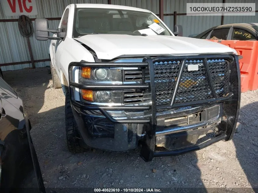 2017 Chevrolet Silverado 2500Hd Wt VIN: 1GC0KUEG7HZ253590 Lot: 40523610