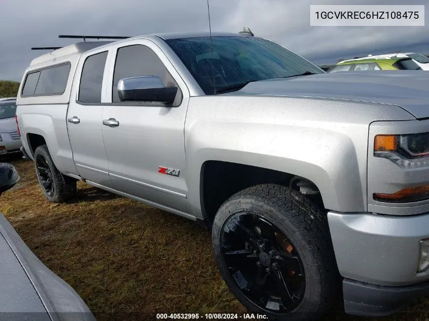 2017 Chevrolet Silverado K1500 Lt VIN: 1GCVKREC6HZ108475 Lot: 40532995