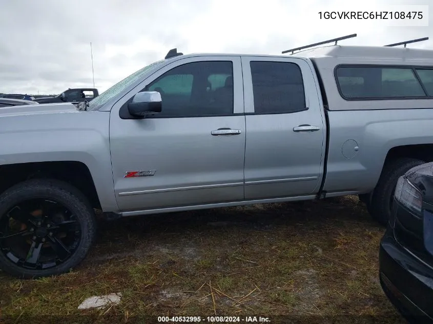 2017 Chevrolet Silverado K1500 Lt VIN: 1GCVKREC6HZ108475 Lot: 40532995