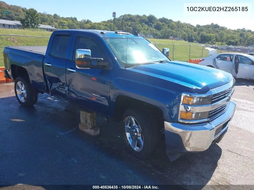 1GC2KUEG2HZ265185 2017 Chevrolet Silverado 2500Hd Wt