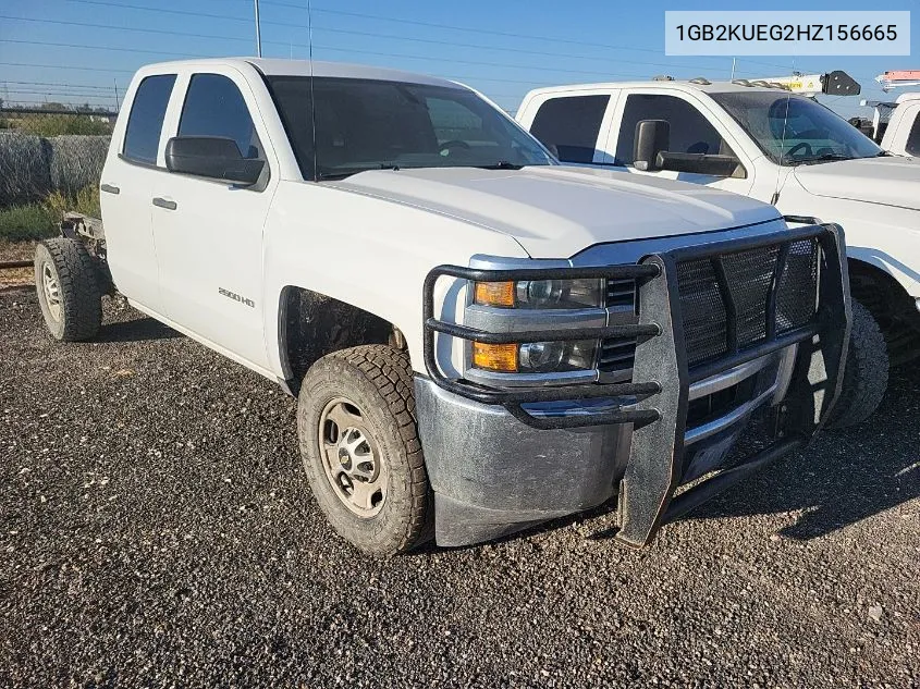 2017 Chevrolet Silverado K2500 Heavy Duty VIN: 1GB2KUEG2HZ156665 Lot: 40546662