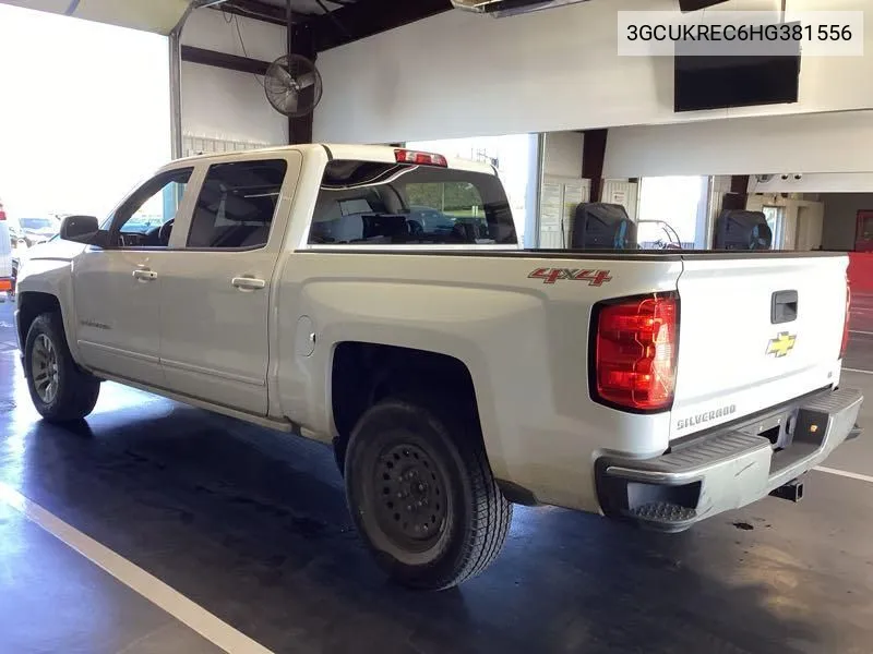 3GCUKREC6HG381556 2017 Chevrolet Silverado K1500 Lt