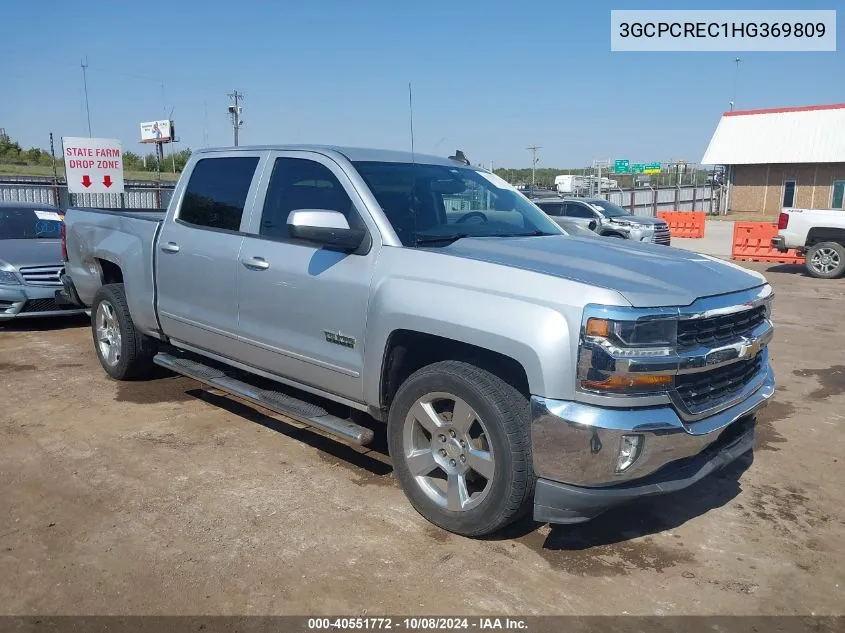 2017 Chevrolet Silverado 1500 1Lt VIN: 3GCPCREC1HG369809 Lot: 40551772