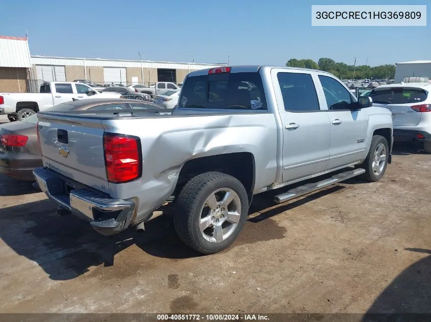 2017 Chevrolet Silverado 1500 1Lt VIN: 3GCPCREC1HG369809 Lot: 40551772