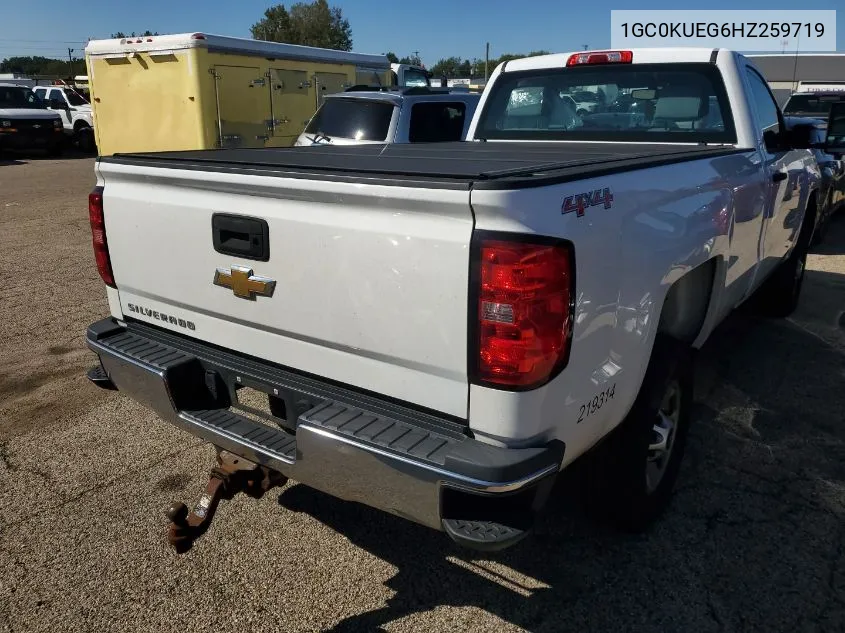 2017 Chevrolet Silverado 2500Hd Wt VIN: 1GC0KUEG6HZ259719 Lot: 40553911