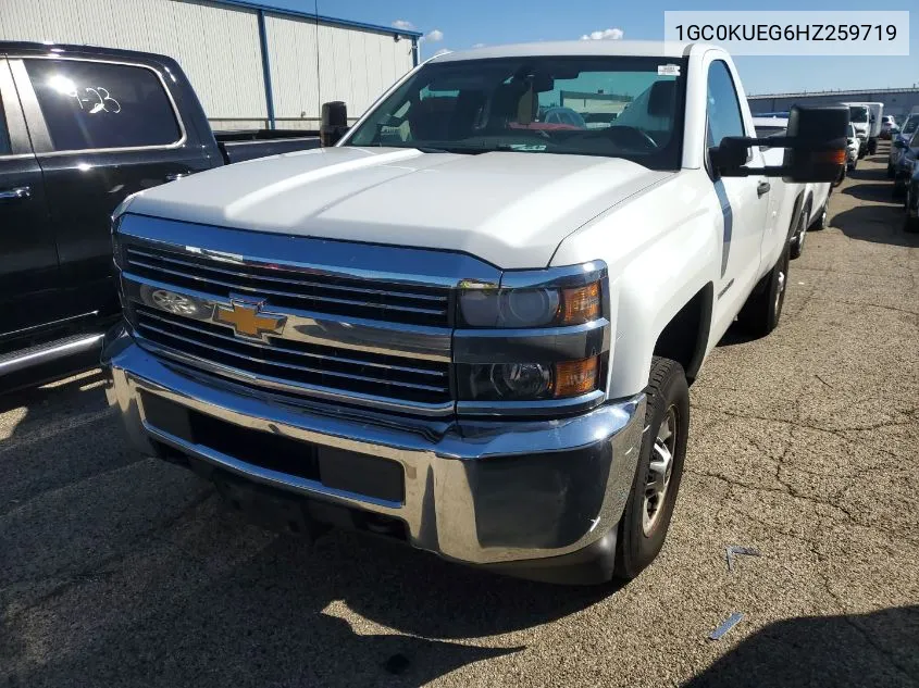 2017 Chevrolet Silverado 2500Hd Wt VIN: 1GC0KUEG6HZ259719 Lot: 40553911