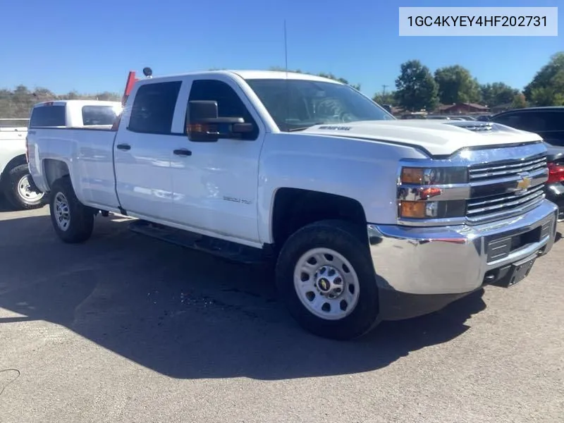 1GC4KYEY4HF202731 2017 Chevrolet Silverado 3500Hd Wt