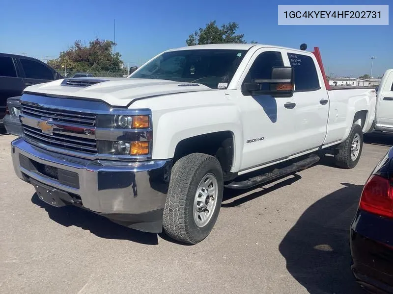 1GC4KYEY4HF202731 2017 Chevrolet Silverado 3500Hd Wt