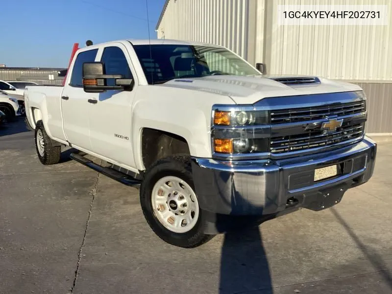 2017 Chevrolet Silverado 3500Hd Wt VIN: 1GC4KYEY4HF202731 Lot: 40555199