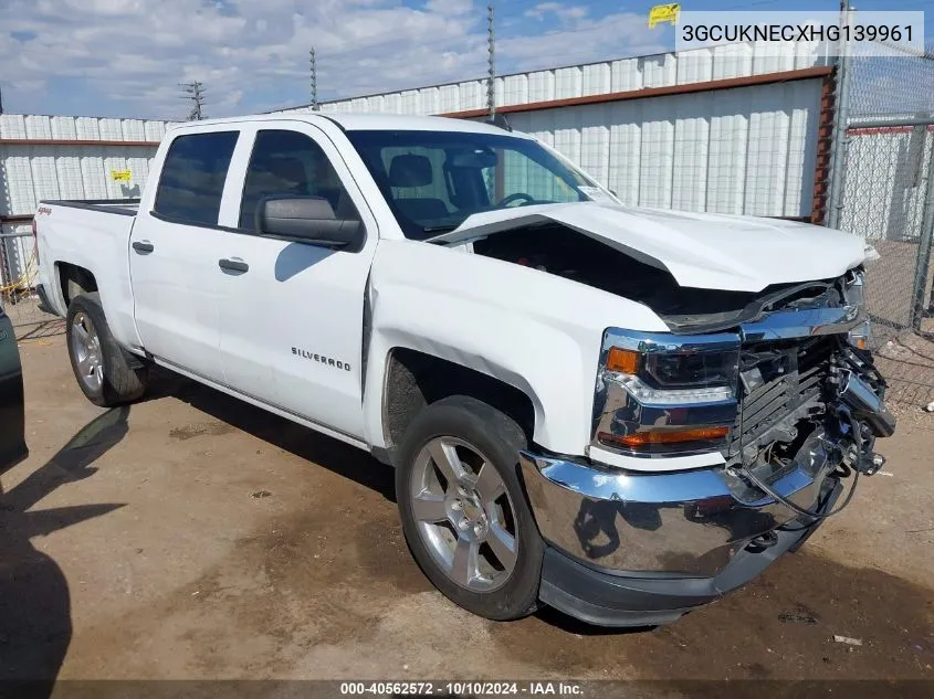 2017 Chevrolet Silverado 1500 Ls VIN: 3GCUKNECXHG139961 Lot: 40562572