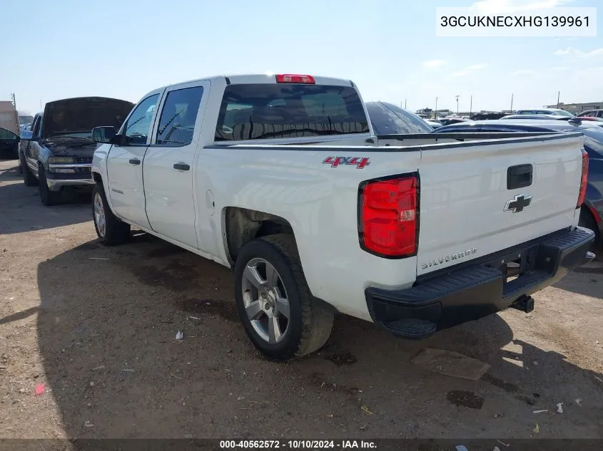 2017 Chevrolet Silverado 1500 Ls VIN: 3GCUKNECXHG139961 Lot: 40562572