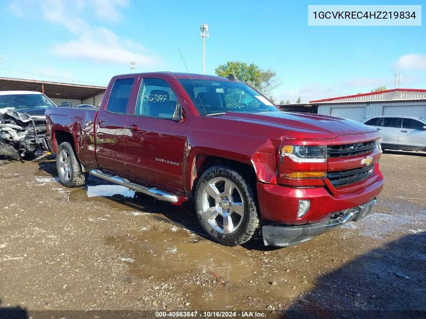 2017 Chevrolet Silverado 1500 2Lt VIN: 1GCVKREC4HZ219834 Lot: 40563847