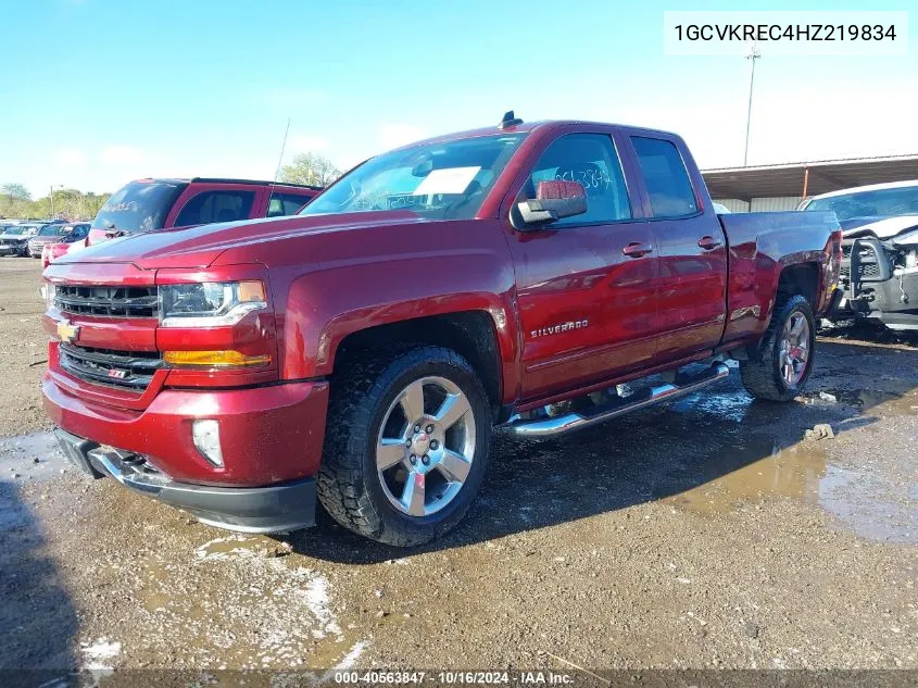 2017 Chevrolet Silverado 1500 2Lt VIN: 1GCVKREC4HZ219834 Lot: 40563847