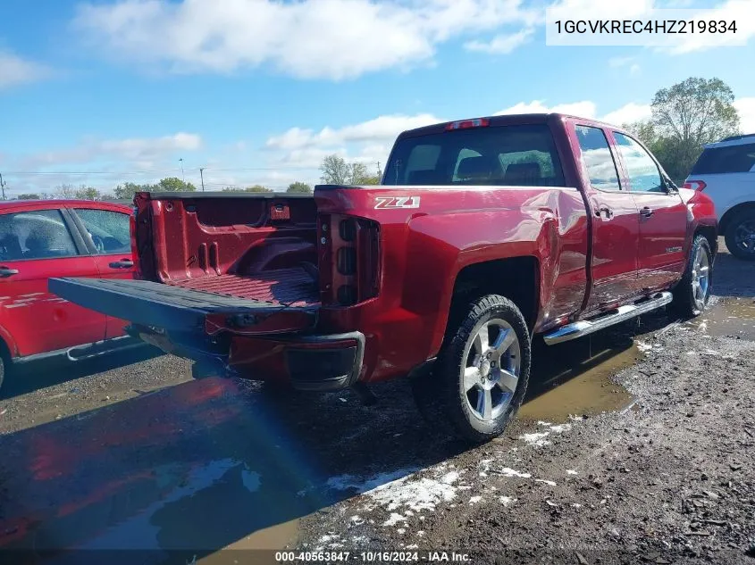 2017 Chevrolet Silverado 1500 2Lt VIN: 1GCVKREC4HZ219834 Lot: 40563847