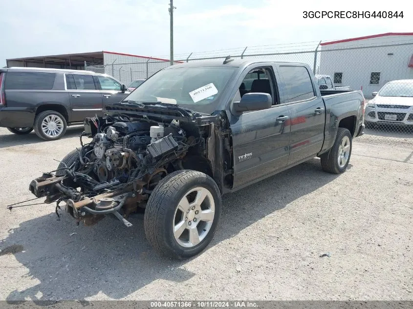 2017 Chevrolet Silverado C1500 Lt VIN: 3GCPCREC8HG440844 Lot: 40571366