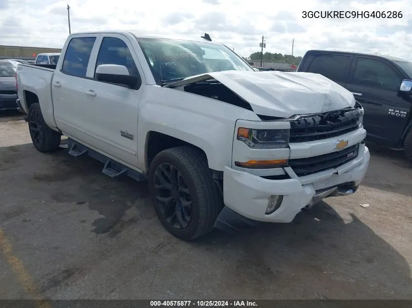 2017 Chevrolet Silverado 1500 2Lt VIN: 3GCUKREC9HG406286 Lot: 40575877