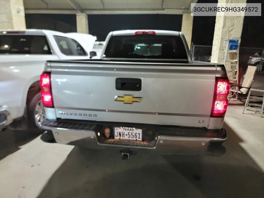 3GCUKREC9HG349572 2017 Chevrolet Silverado 1500 1Lt