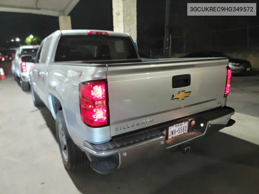 3GCUKREC9HG349572 2017 Chevrolet Silverado 1500 1Lt