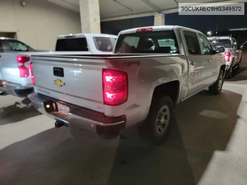 3GCUKREC9HG349572 2017 Chevrolet Silverado 1500 1Lt