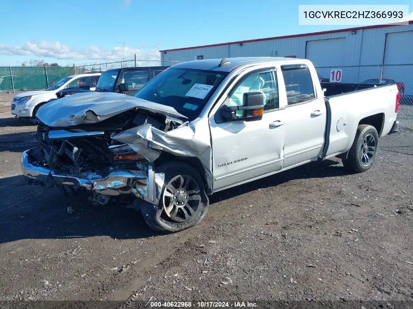 2017 Chevrolet Silverado 1500 1Lt VIN: 1GCVKREC2HZ366993 Lot: 40622968