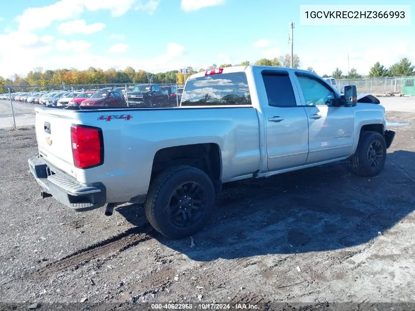 2017 Chevrolet Silverado 1500 1Lt VIN: 1GCVKREC2HZ366993 Lot: 40622968