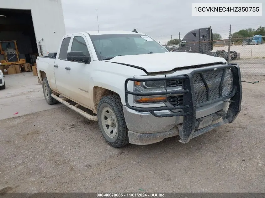 2017 Chevrolet Silverado 1500 Ls VIN: 1GCVKNEC4HZ350755 Lot: 40670685