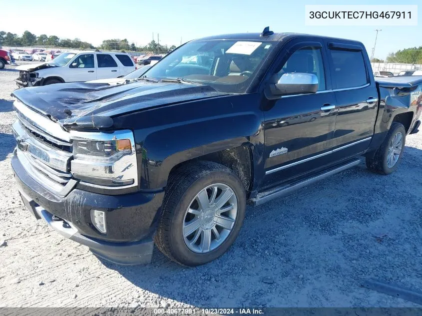 2017 Chevrolet Silverado 1500 High Country VIN: 3GCUKTEC7HG467911 Lot: 40677991