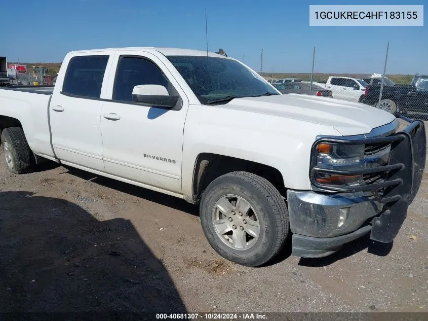 1GCUKREC4HF183155 2017 Chevrolet Silverado 1500 1Lt