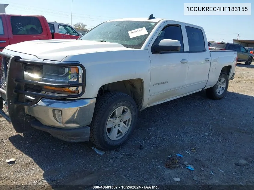 1GCUKREC4HF183155 2017 Chevrolet Silverado 1500 1Lt