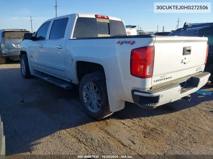 2017 Chevrolet Silverado 1500 High Country VIN: 3GCUKTEJ0HG272506 Lot: 40687930