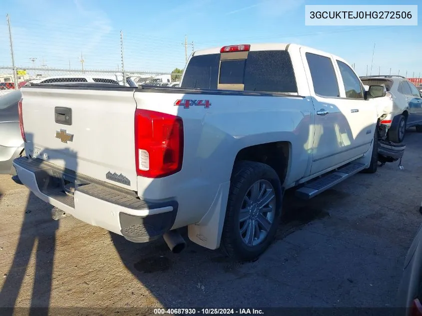 2017 Chevrolet Silverado 1500 High Country VIN: 3GCUKTEJ0HG272506 Lot: 40687930