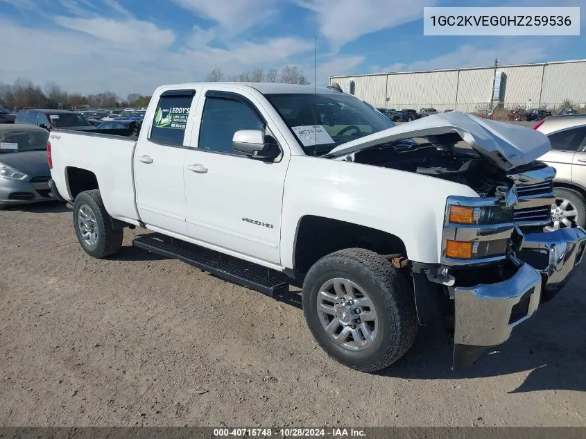 2017 Chevrolet Silverado 2500Hd Lt VIN: 1GC2KVEG0HZ259536 Lot: 40715748