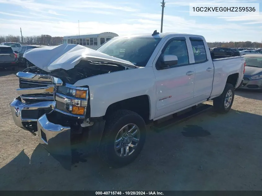 2017 Chevrolet Silverado 2500Hd Lt VIN: 1GC2KVEG0HZ259536 Lot: 40715748