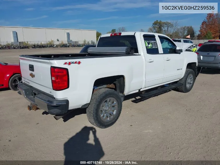 2017 Chevrolet Silverado 2500Hd Lt VIN: 1GC2KVEG0HZ259536 Lot: 40715748